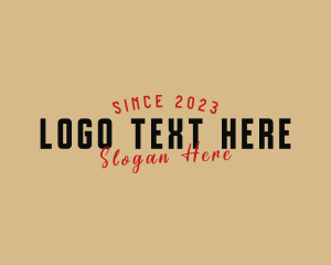 Clothing - Classic Retro Business logo design