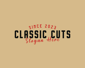 Classic Retro Business logo design