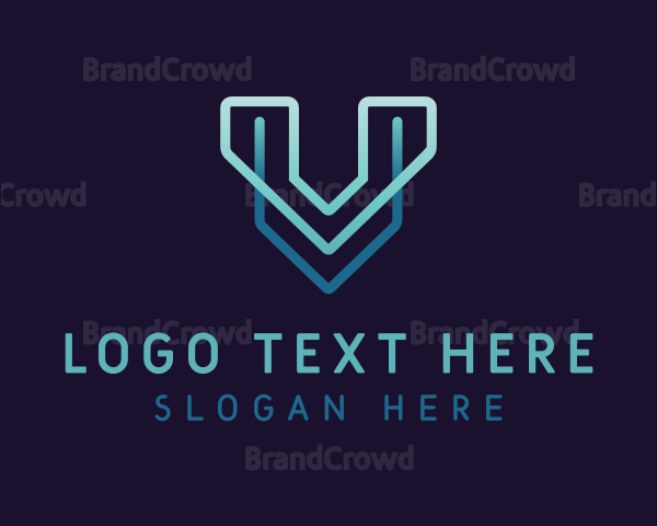 Generic Letter V Technology Logo