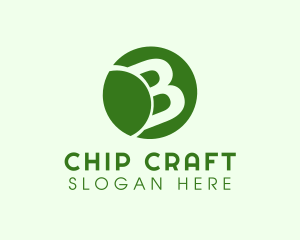 Chip - Green Financial Bitcoin logo design