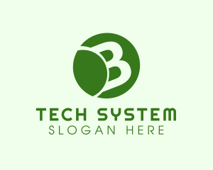 System - Green Financial Bitcoin logo design