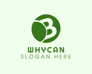 Blockchain - Green Financial Bitcoin logo design