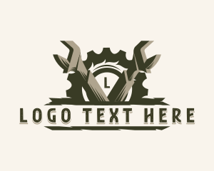 Tool - Wrench Mechanic Garage logo design