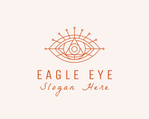 Cosmic Eye Fortune Teller logo design