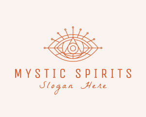 Cosmic Eye Fortune Teller logo design