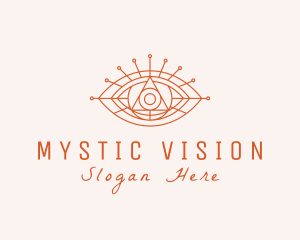 Fortune Teller - Cosmic Eye Fortune Teller logo design