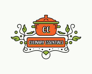 Cooking Pot Restaurant logo design