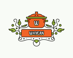 Crockpot - Cooking Pot Restaurant logo design