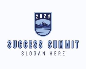 Nature Park Mountain Summit logo design