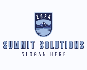 Nature Park Mountain Summit logo design