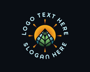 Power - Solar Power Energy logo design