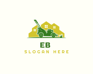 Trimmer - Residential Lawn Mower logo design