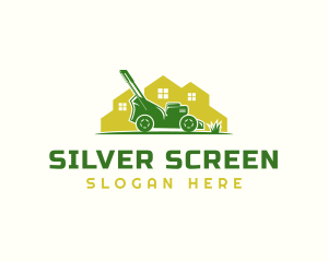Grass - Residential Lawn Mower logo design