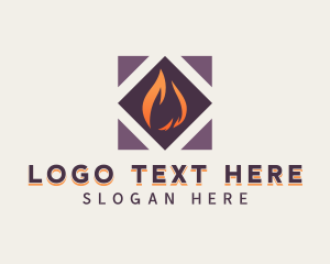 Heat - Heat Fire Energy logo design