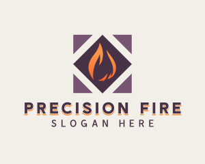 Heat Fire Energy logo design