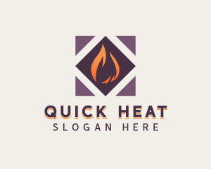 Heat Fire Energy logo design