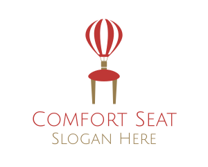 Stool - Hot Air Balloon Chair logo design