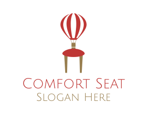 Hot Air Balloon Chair logo design