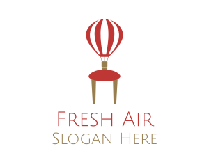 Hot Air Balloon Chair logo design