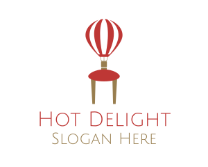 Hot Air Balloon Chair logo design