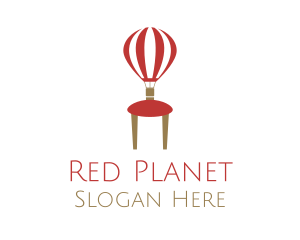 Hot Air Balloon Chair logo design