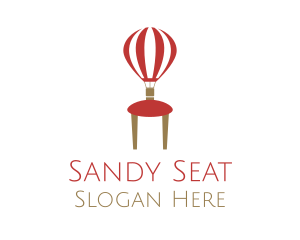 Hot Air Balloon Chair logo design