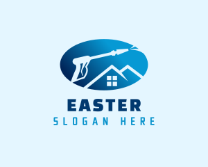 Cleaning Service - Pressure Washing House logo design