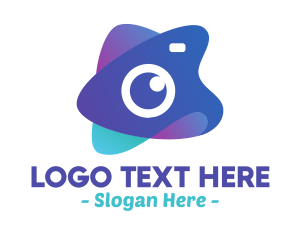 Shape - Modern Lens Camera logo design