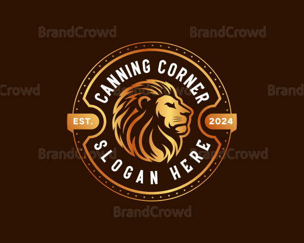 Elegant Lion Animal Logo