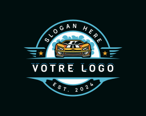 Automotive Car Wash  Detailing Logo
