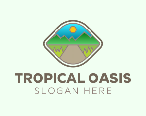 Paradise - National Park Road Trip logo design