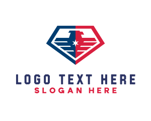 United States - Eagle Bird Star logo design