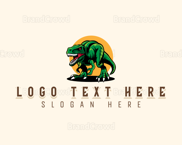 Beast Prehistoric Dinosaur Logo