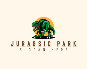 Beast Prehistoric Dinosaur logo design