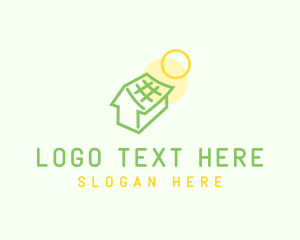 Solar Energy - Eco Solar Home logo design