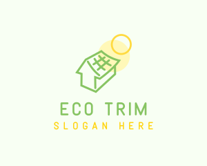 Eco Solar Home logo design