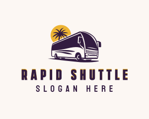 Shuttle - Road Trip Bus Vehicle logo design