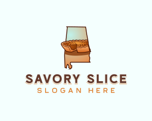 Alabama Pecan Pie logo design