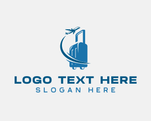 Travel - Travel Luggage Airplane logo design