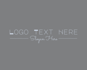 Typography - Generic Quirky Professional logo design