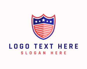 USA Shield Flag Logo