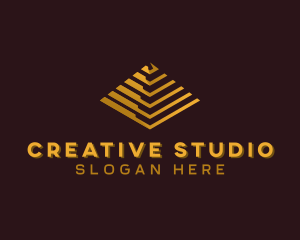 Pyramid Agency Studio logo design