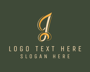 Initial - Luxury Business Letter J logo design