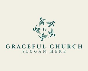 Elegant Leaf Planting Logo