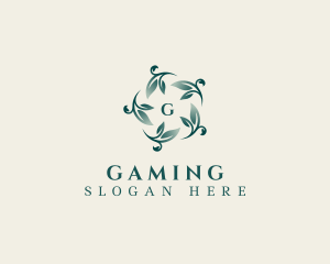 Elegant Leaf Planting Logo