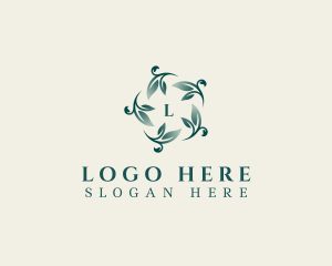 Orchard - Elegant Leaf Planting logo design