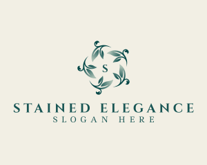 Elegant Leaf Planting logo design