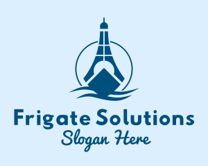 Sea Lighthouse Ship logo design