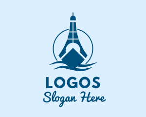 Naval - Sea Lighthouse Ship logo design