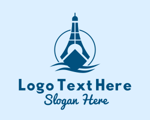 Lighthouse - Sea Lighthouse Ship logo design
